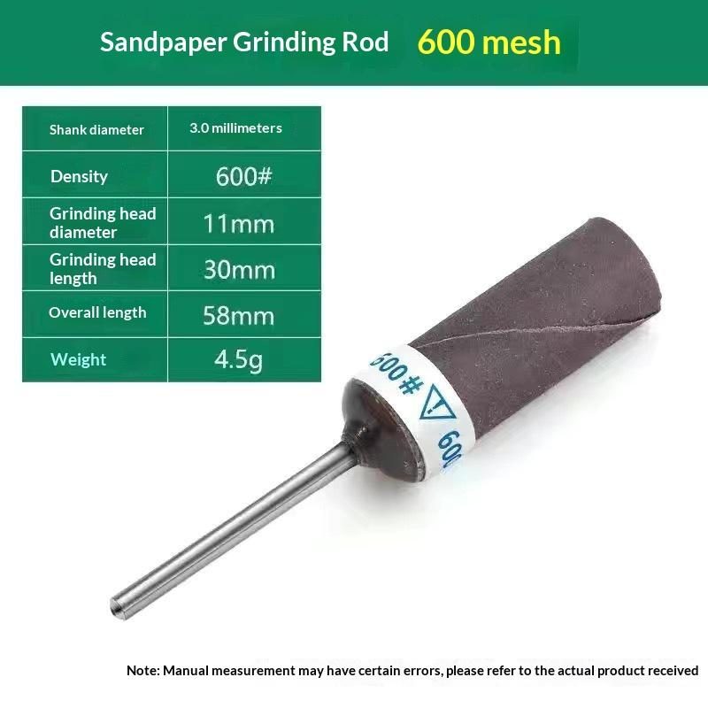 Wet Dry Sandpaper Grinding Sticks Assorted Grit Polishing Tools for Wood Carving Plastic Grinding Model Making Hobby Projects