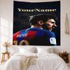 Messi Custom Your Name Wall Decor Tapestry Art For Pet Memorial Birthdaywedding Party Backdrop Family Gift