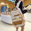 High-value Schoolbag for Women's Campus Style, Light, Large-capacity Backpack, Junior High School Students, High School Students, Casual Backpack Tide