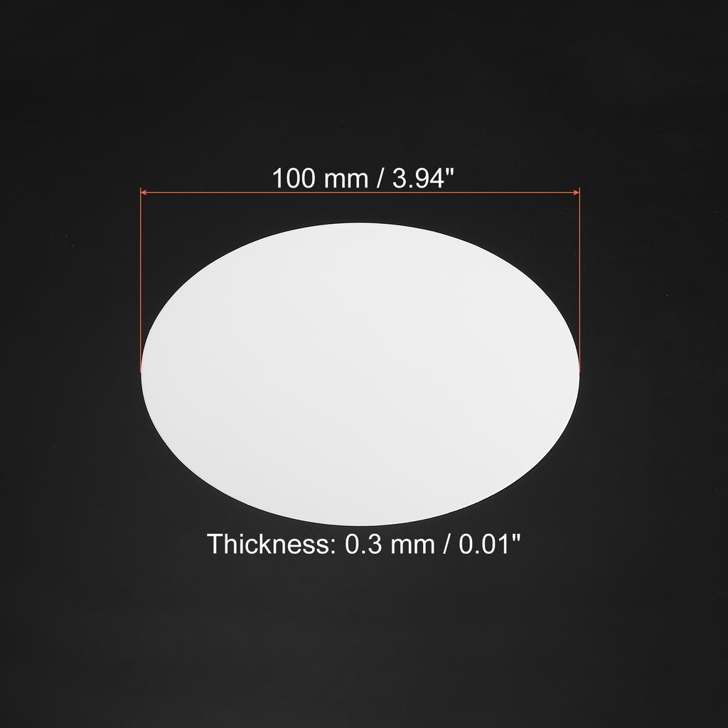 50Pcs 0.3mm Thick Round Cardboard Paper Blank Disc Circles Slices for Party Decorations DIY Craft Arts Drawing Painting Writing