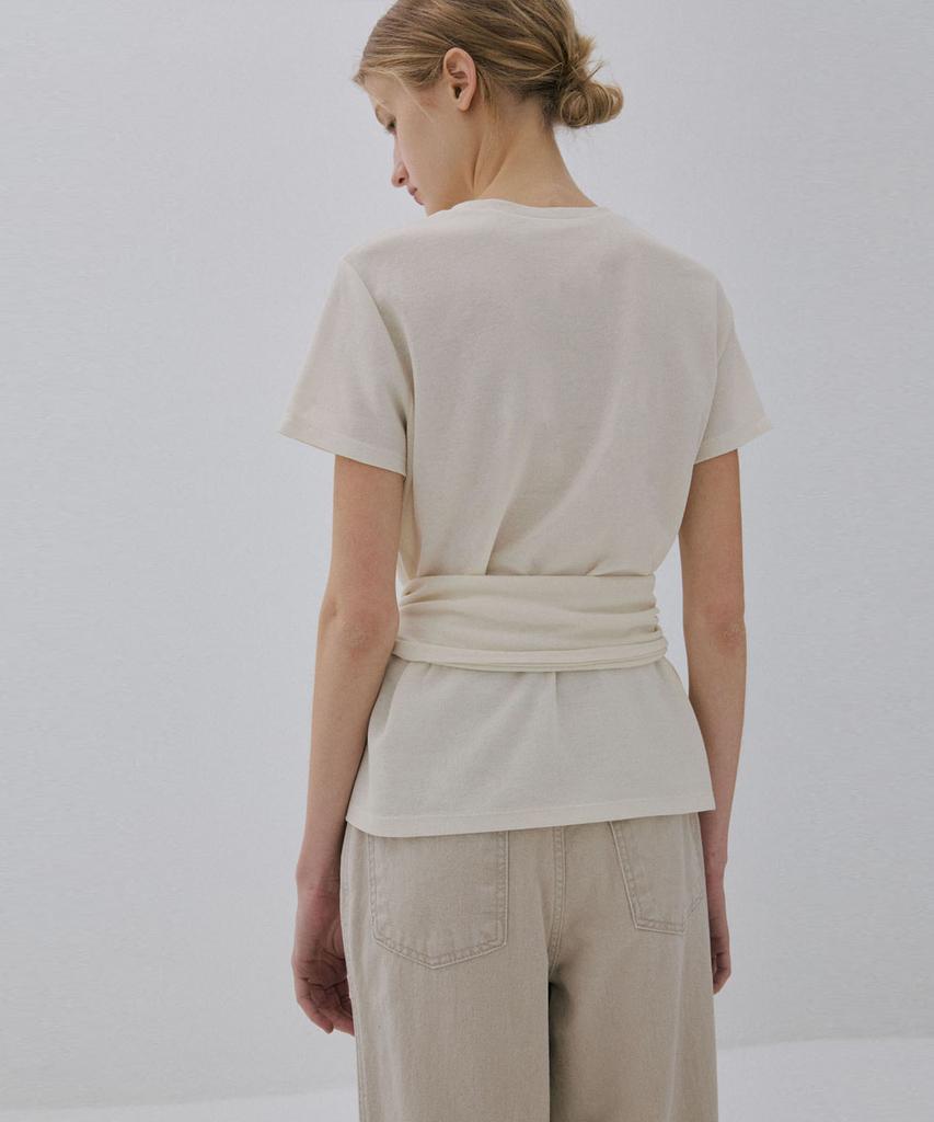 Ssikeoseun Bolero Layered T-Shirt - Ivory