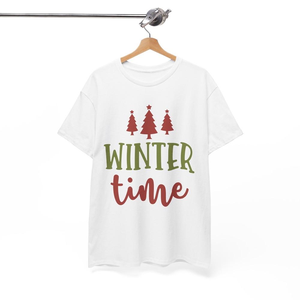 

Футболка «Зимнее время» | Футболка «Бодрящий зимний воздух» | Отпразднуйте сезон стильно M