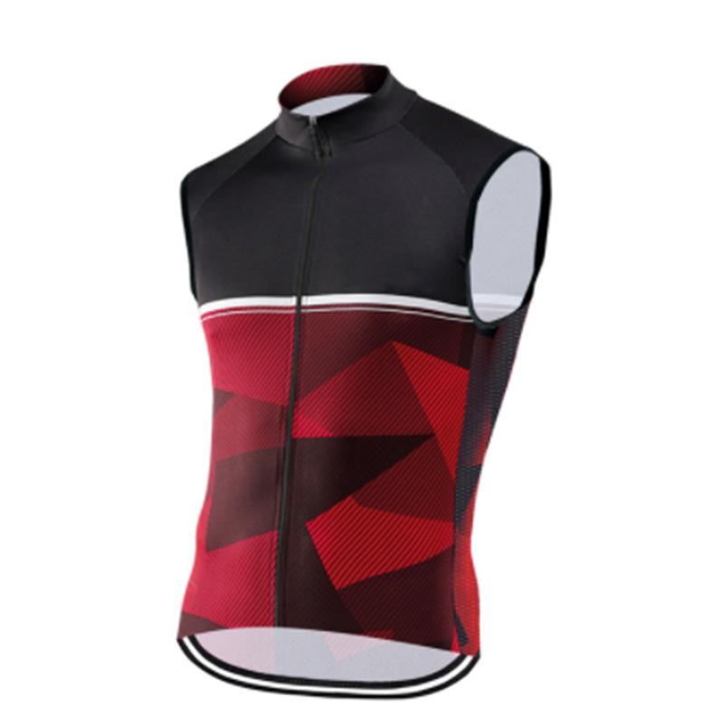 2026 Summer Men's Bicycle Cycling Vest Windproof Running Vest MTB Bike Mesh Fabric Breathable Clothing Sleeveless Road Cycling Jerseys