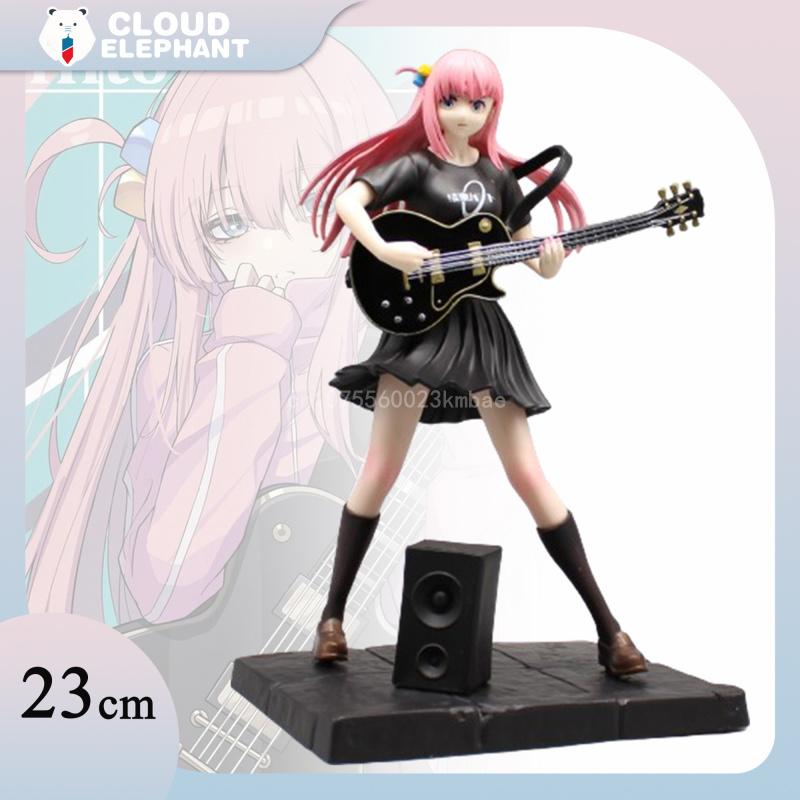 Gotoh Hitori Figure The Rock Guitar Hero 23cm PVC Action Figures Cool Girl Model GK Statue Collection Desktop Decoration Gift
