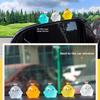 2PCS Cute and Fun Decorations Novice Driver Auxiliary Identification Luminous Sticker Vehicle Distance Reference Positioning Mark