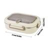 Lunch Container Box Meal Carrier With Chopsticks Stainless Steel Food Container Lunch Box For School Camping Spring Trip
