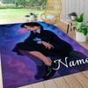 Custom Name "Addams Family: Bubble Gum Night" Carpet Rug Customizable Soft Washable Anti-Slip Home Living Room Sofa Mats Personalized Rug. 0909410