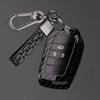 2/3/4/5 Button Carbon Car Key Case Cover For Toyota Rav4 Harrier Hilux Fortuner Land Cruiser Crown Highland Prado Yaris Cross Ay
