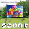 Portable Outdoor Floor Stand Anti-Light Projector Screen