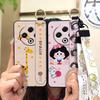Lanyard Back Cover Phone Case For Tecno Spark30 4G/KL6 Phone Holder Dirt-resistant Anti-dust Fashion Design Durable Cute