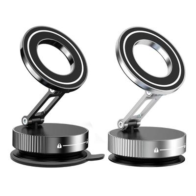 Electric Vacuum Magnetic Suction Phone Bracket with Strong Suction Cup for Navigation Driver Passenger Easy Installation