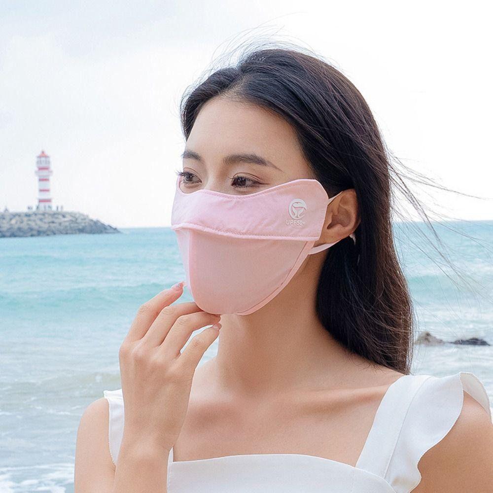 1Pcs Sun Protection Face Mask Anti-UV Summer Sunscreen Mask New Face Shield