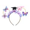 Floral Headbands For Kids And Girls Butterfly Crown Adjustable Flower Hair Accessories For Photography Props