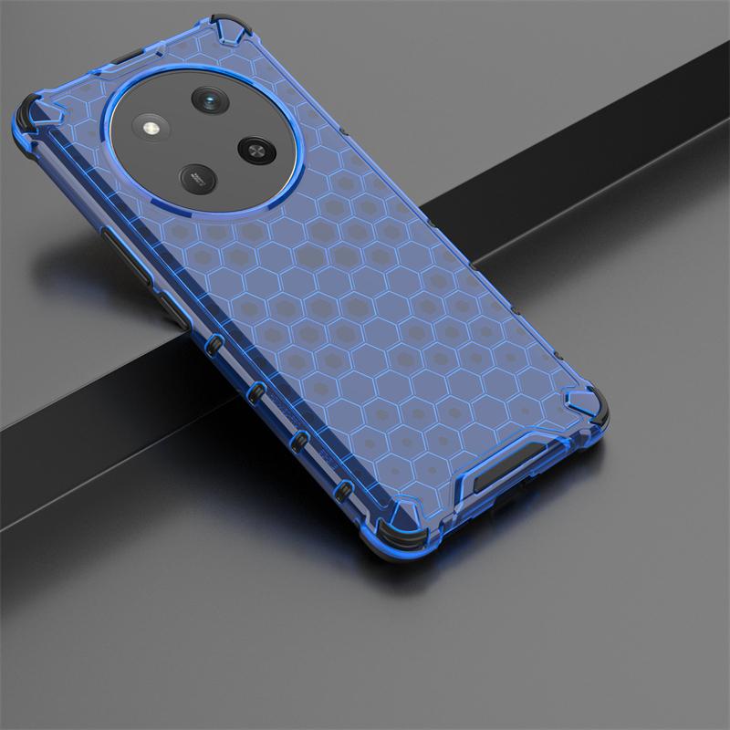 Shockproof Transparent Case For Honor Magic 7 Lite Honeycomb Armor Case For Honor Magic 7 Lite Cover For Honor Magic 7 Lite Case