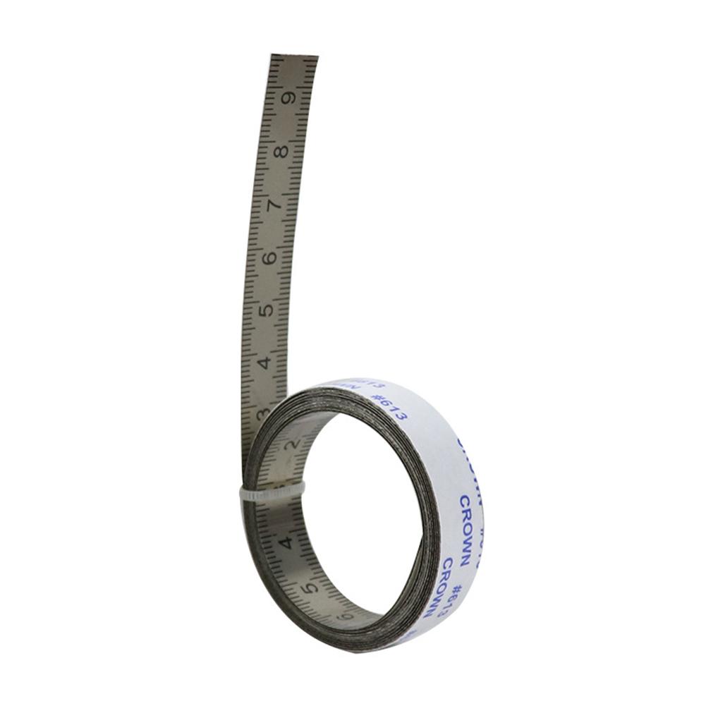 1 m  Tape Measures Stainless Steel Ruler Sticky Scale Self-adhesive Scale Ruler