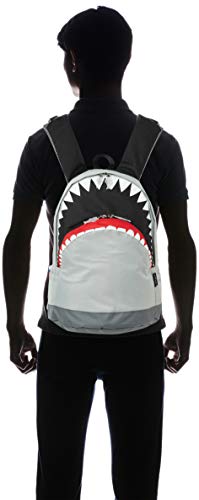 MORN CREATIONS Shark Backpack L Grey