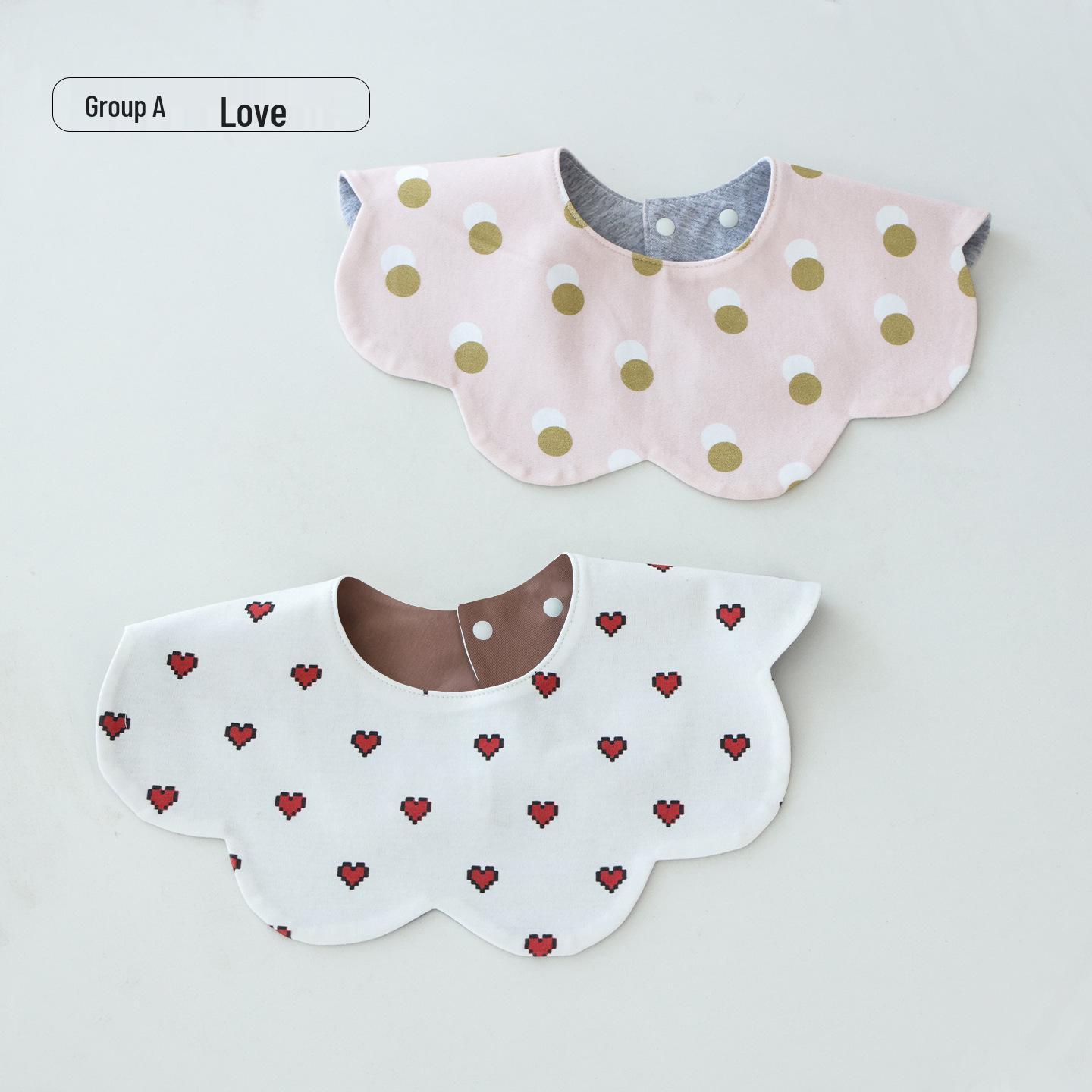 He er Te 360° Baby Waterproof Petal Bib