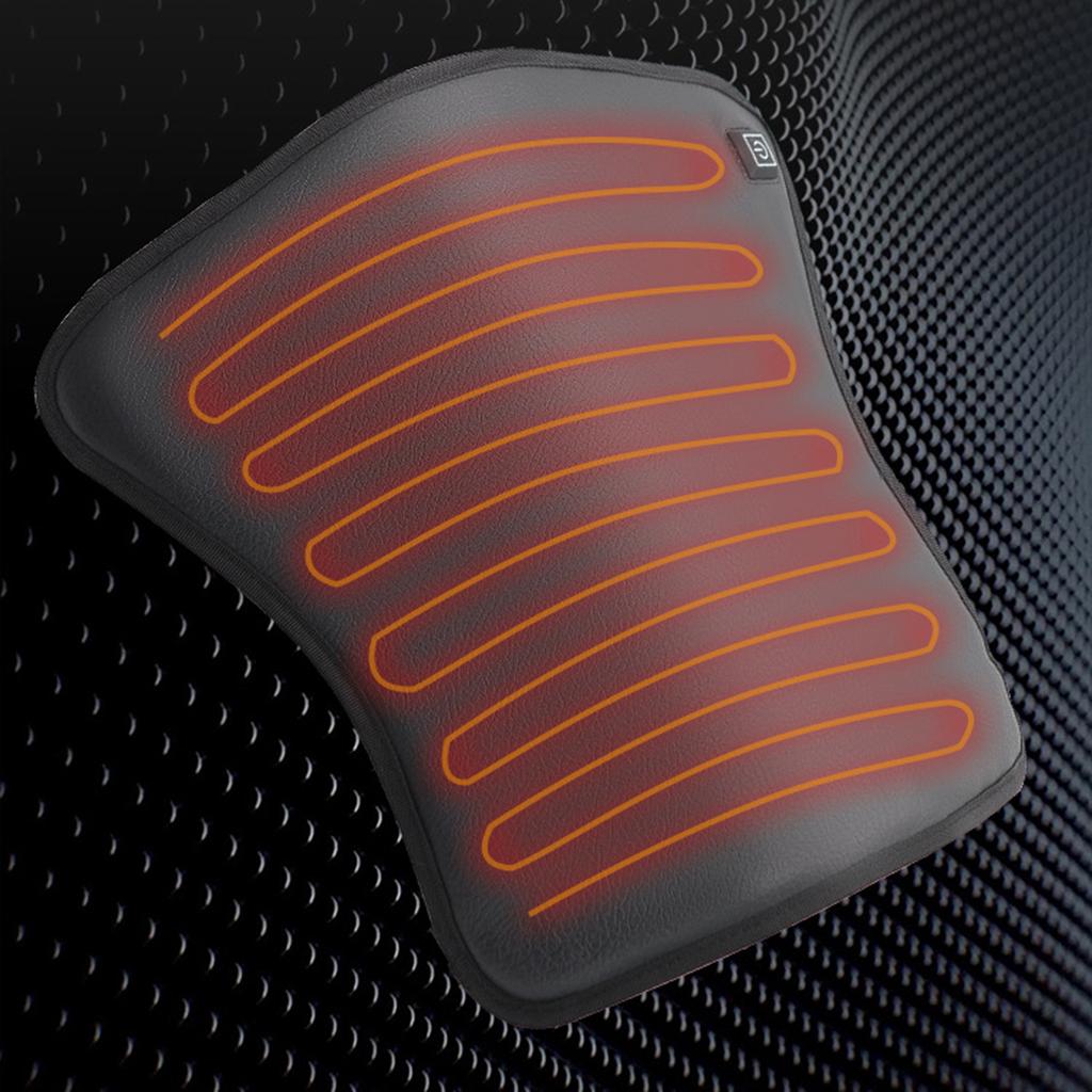 Upgraded Motorcycle Heated Seat Cushion Electric Heated Seat Pad Suitable for Motorcycle Snowmobile ATV Home Office