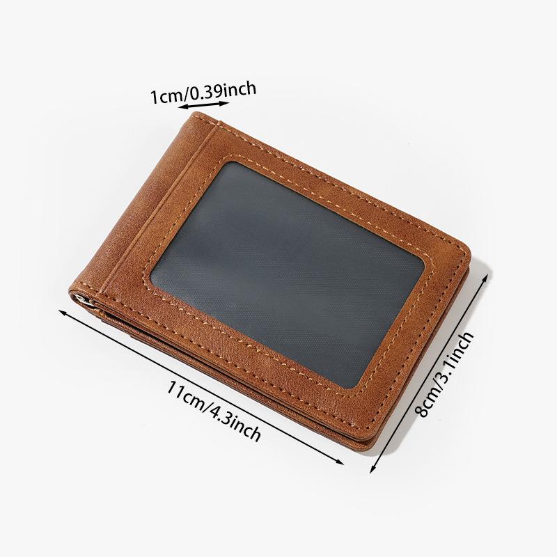 Women and men pu leather wallet multi-functional wallet card case card holder