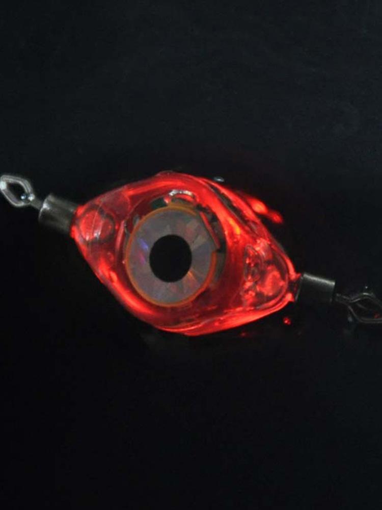 Attracting Fish Light Eye Shape LED Fishing Bait Light Waterproof Sensing Deep Drop for Seawater Freshwater for Underwater