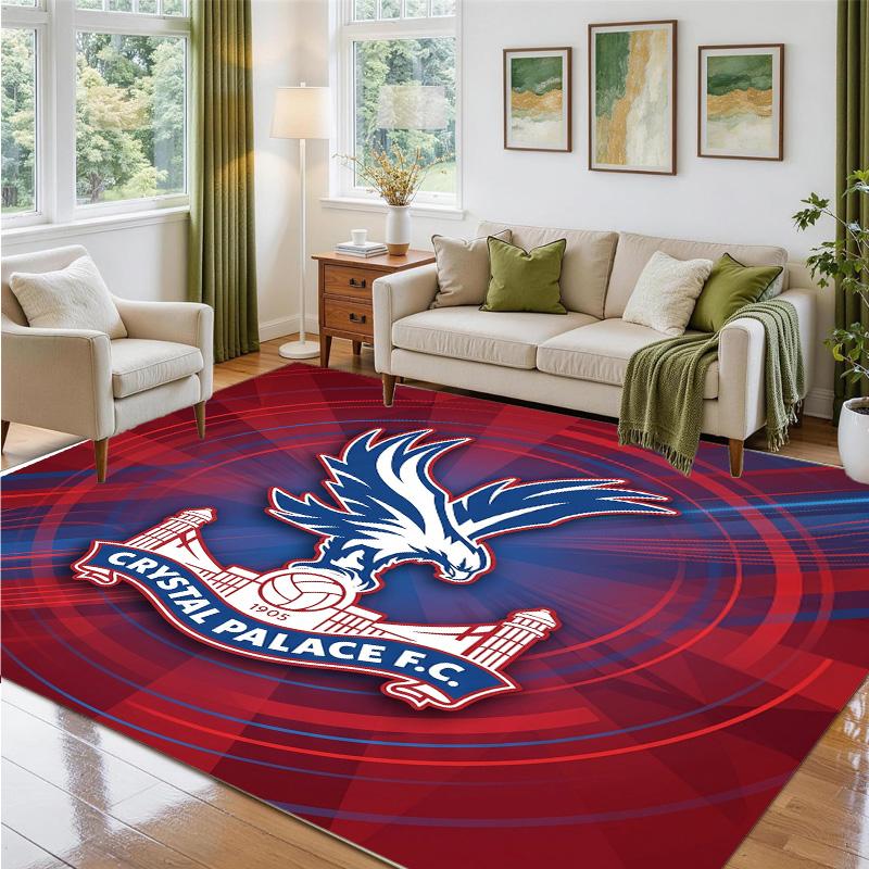 Crystal Palace Design Crystal Velvet Rug Soft Decorative Mat for Bedroom Entrance