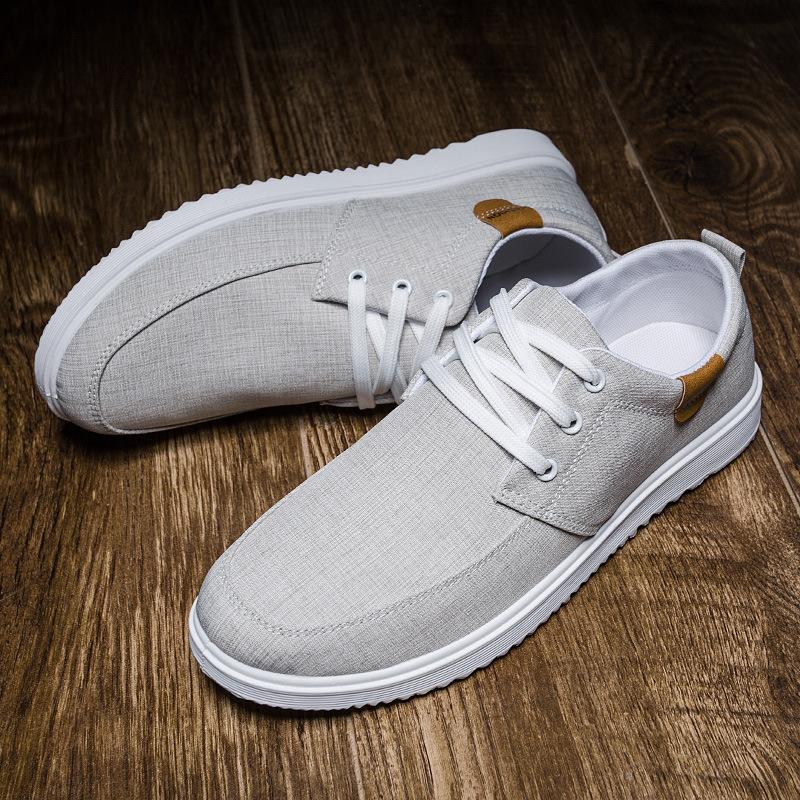 

Осенняя мужская обувь парусиновые туфли универсальные мужские повседневные туфли корейская версия тренда старые пекинские тканевые туфли мужские низкие модные туфли мужские 45 бежевый