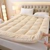 Super Soft Fluffy Fleece Mattress Topper Extra Thick Warm Plush Mattress Pad for Winter Queen Size Folding Camping Floor Mat