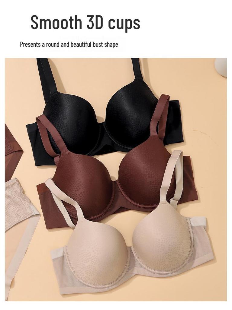 Plus Size Full Cup Bra Set: Minimizing, Anti-Sagging, Breathable, and Supportive for Larger Busts