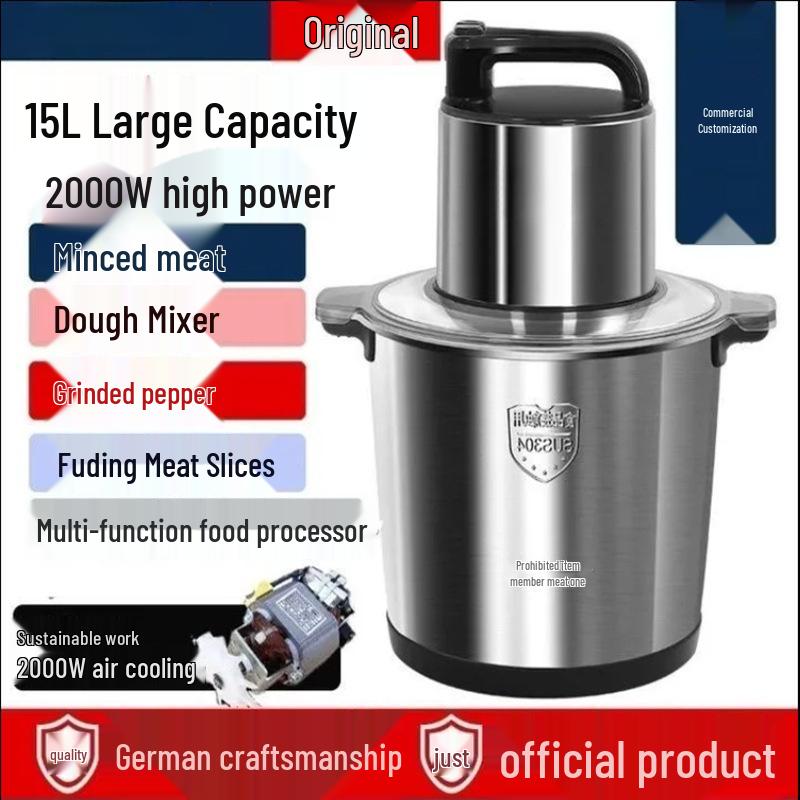 High-Power Multi-Functional Meat Grinder & Food Processor for Household and Commercial Use