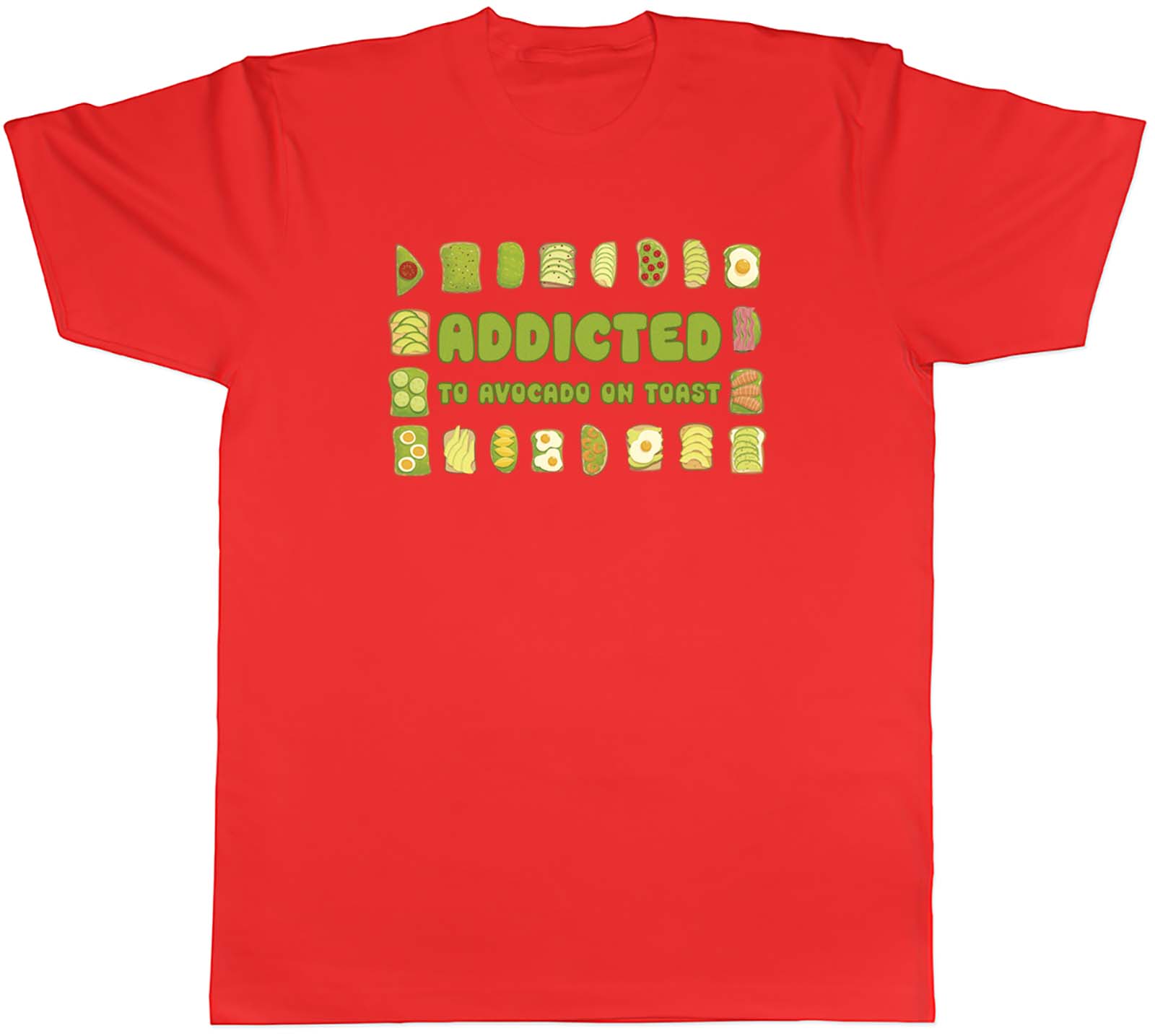 Funny Addicted Unisexs TShirt To Avacado on Toast Tee Gift S