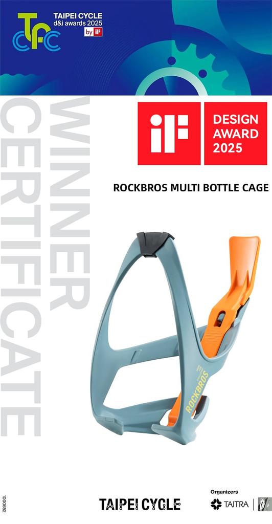 TO SKY Bottle Cage Bicycle Drink Holder Lightweight Stretchy Tire Lever Water Bottle Cage Stylish Road Bike Mountain Bike Folding Bike Installation