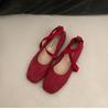 Fashion Flat Shoes for Women 2025 Spring and Autumn Fashion Pink Ballet Shallow Mouth New Mary Jane Shoes Ladies  Loafers Women