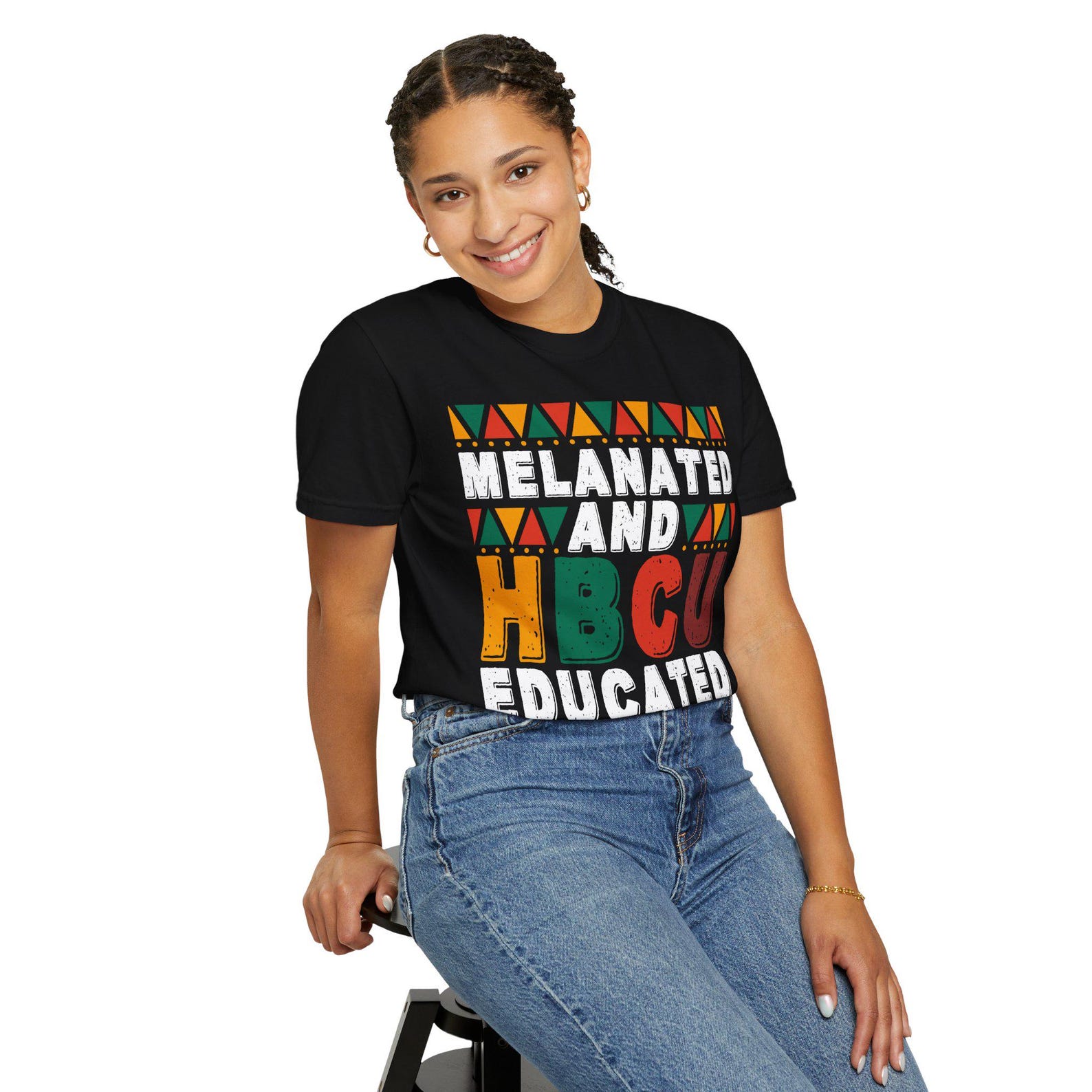 HBCU Pride T-Shirt - Garment-Dyed Unisex Tee L