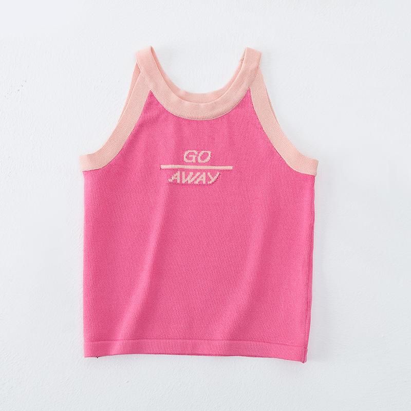 Dziecięca dzianinowa kamizelka bez rękawów