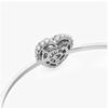 Swarovski 5684385 Idyllia Hyperbola Heart Bangle Medium Bracelet
