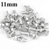 100/10PCS Hammer Drive Expansion Rivets Expansion Aluminum Nail Head Piercing Knock Type Small Tapping Screws Fasteners Rivet