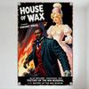 Vintage House of Wax Movie Poster Metal Tin Sign, Vincent Price Starring, Fiery Horror Theme, Home Bar Cafe Wall Decor, 1933 Ret