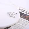 2026 Elegant High-End Geometric Square Earrings with Large Zircon