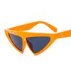 Private Label Sunglasses Women Lunettes De Soleil Concave Logo Promotion Fashion Women Small Triangle Rivet Sunglasses