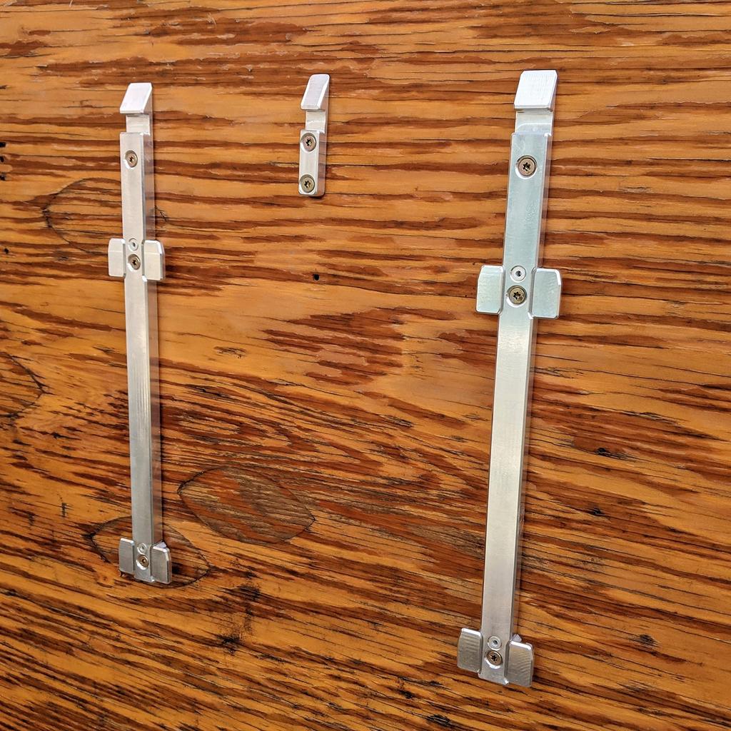 Unbeaten Path Designs Solid Aluminum Single Wide VersaMount Set for Milwaukee PackOut Tool Organization System