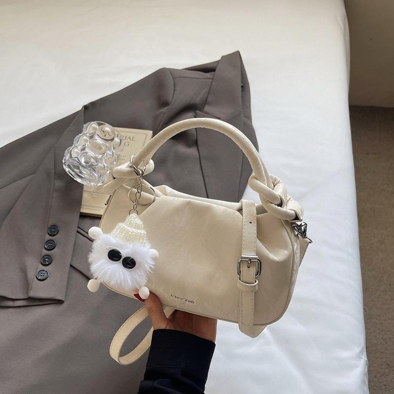 Fashionable Handbag Small Shoulder Bag Pleated Small Square Bag Simple and Stylish Single-shoulder Crossbody Bag