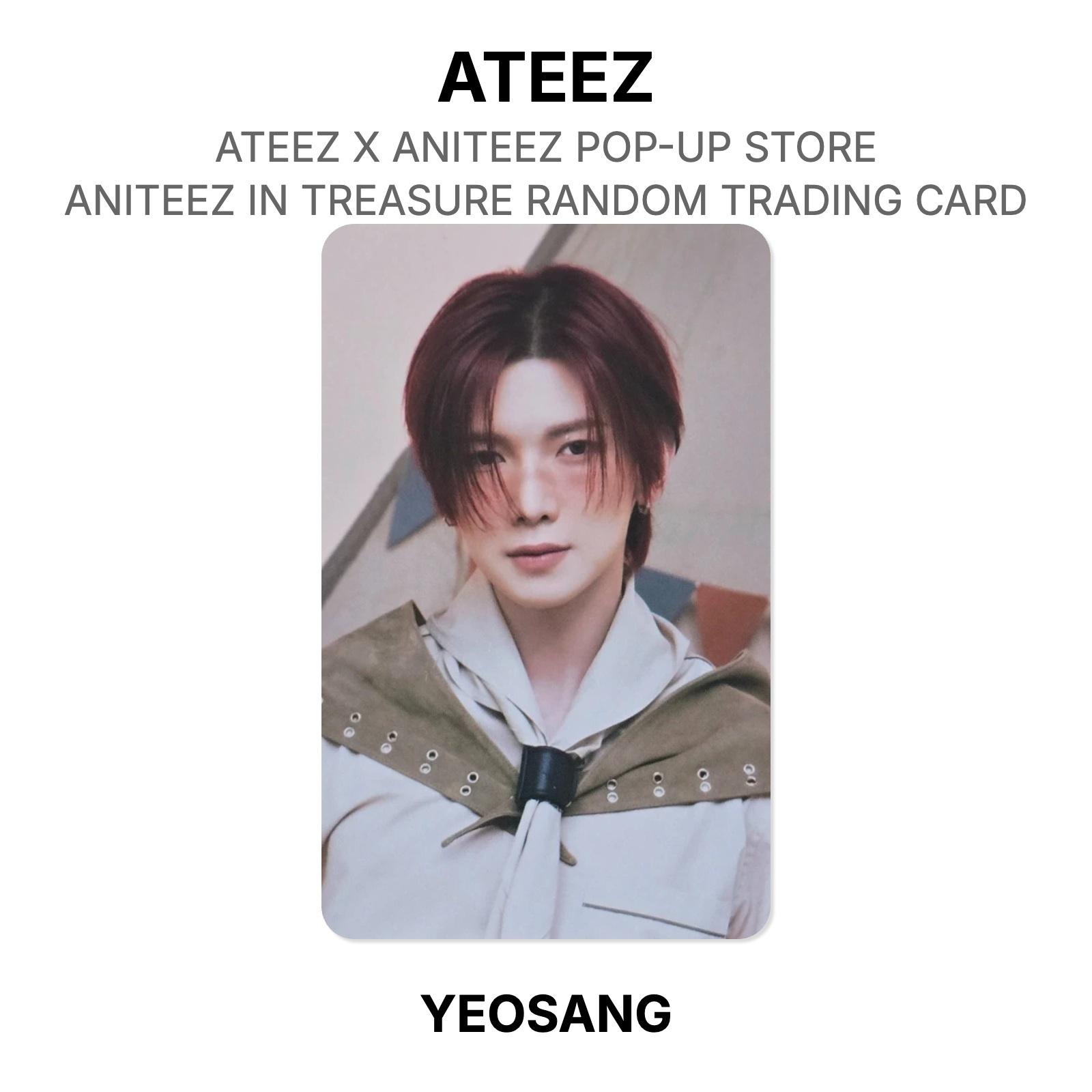 ATEEZ X ANITEEZ POP-UP STORE ANITEEZ IN TREASURE RANDOM TRADING CARD Official Photocard YEOSANG