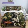 Dalmatian and Bushes Pattern Bedding Home Decoration Birthday Gift (1 * Duvet Cover + 2 * Pillowcase, Without Core)
