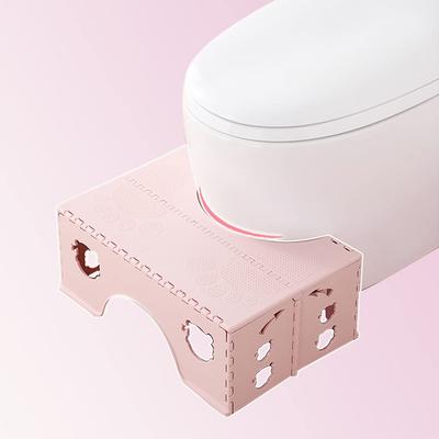 MOTONOYA Folding Step Stool for Toilet 18cm Easy To Step Toilet Seat Suitable for and Training, Tall, Multifunctional, Portable, Store, Stool,