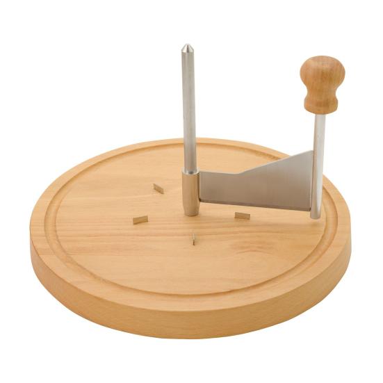 Cheese Grater Cutter with Stainless Steel Sharp Blade Solid Wood Base Ergonomic Cheese Curler Chocolate Slicer Butter Grater Kitchen Tool