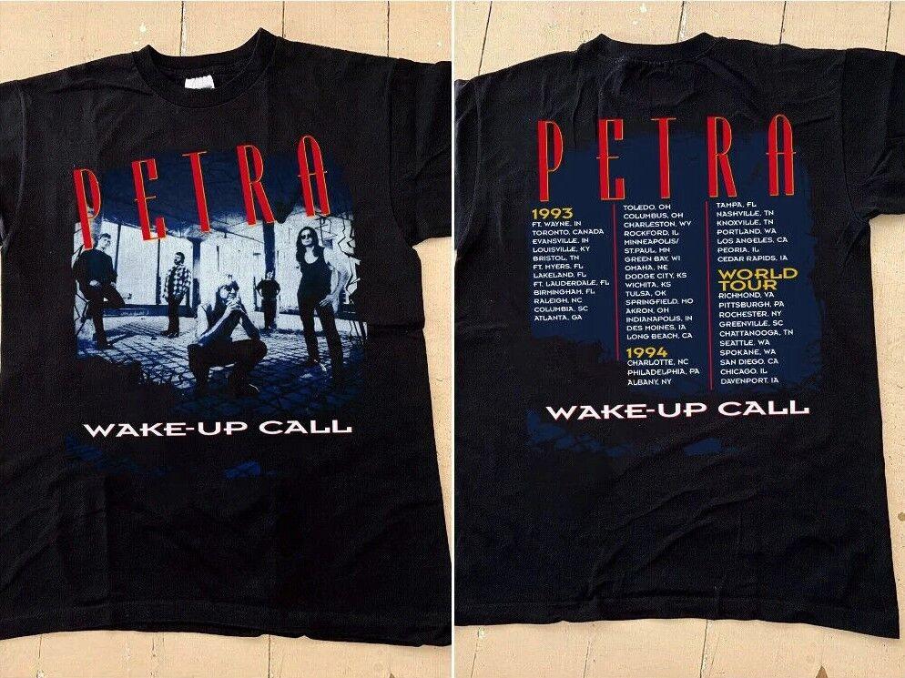 PETRA Musical Group T-Shirt VTG Best Petra Wake-up Call 1993 1994 Album Shirt XXL