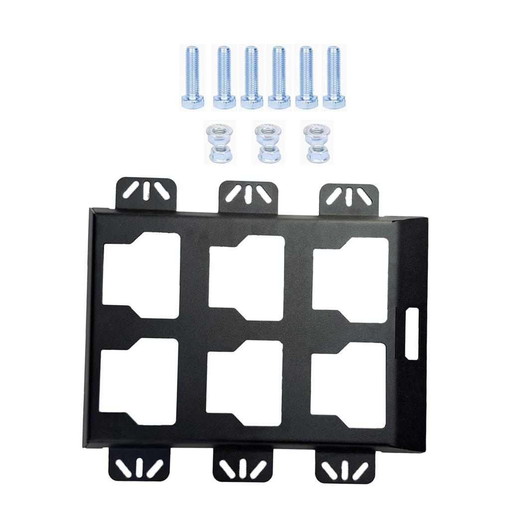 Upgrade Integral Mounting Plate for Packouts High-Strength Half Width Plate Power Tool Storage Mounting Plate