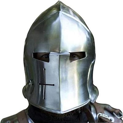 Viking Battle Knight Helmet Armour Medieval Visited Barbate Helm for Cosplay