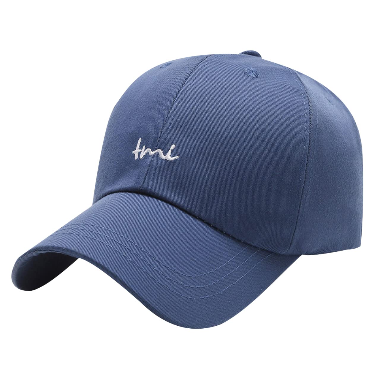 

English Simple CA568 [White Fang] Hat, Letters, Logo, Cap, Design, Sports, Men s, Women s, (Blue) синий
