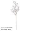 1Pc Christmas Decoration White Snow Red Berries Stems Artificial Bouquet Xmas Tree Ornament Home Decor New Year 2025 Accessories